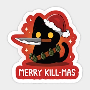Merry Kill-Mas Sticker